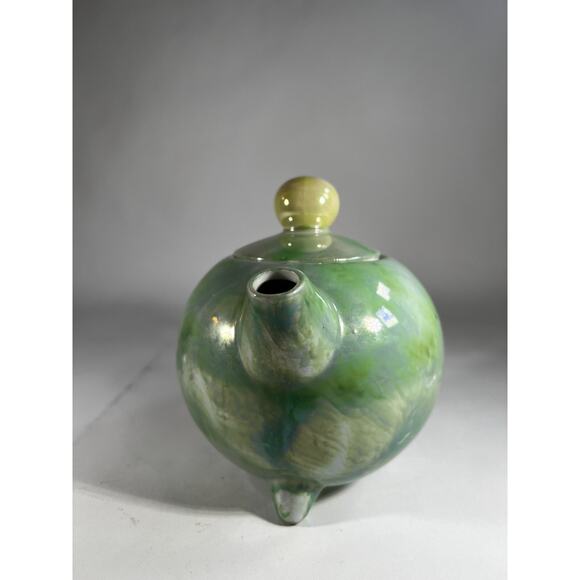 Luster Japan Fine China Tea Pot National Silver Vintage Glassware Japanese R8361 - Picture 8 of 16